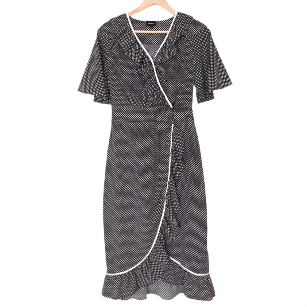Polka Dot Wrap Dress